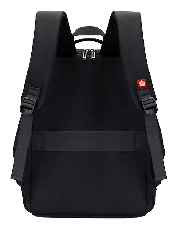 Mochila de carcasa rígida BAUHIN, vista trasera con tirantes